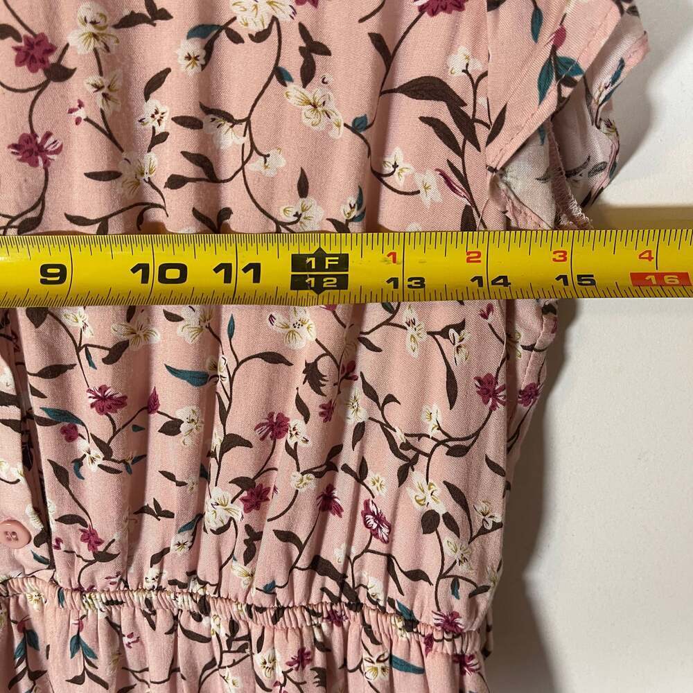 JessaKae Floral Cap Sleeve Dress size Sm - Picture 7 of 8